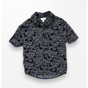 LulaRoe RVs Button Down Shirt, Size 6